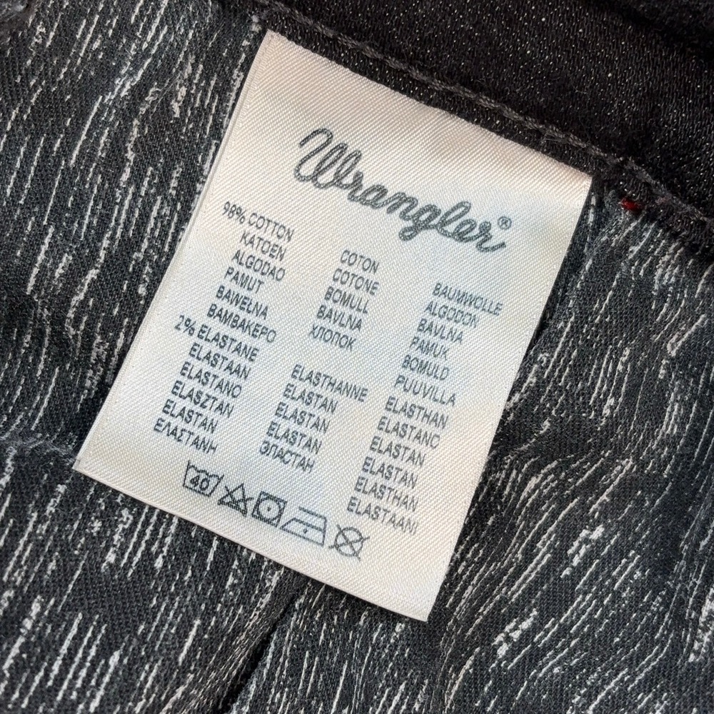 Wrangler Bryson Jeans Men's 36x29* Faded Black Distressed Tapered Stretch Denim - Picture 15 of 16